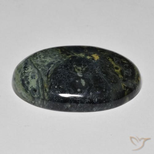 Jaspe Multicolor natural de 34.00 ct, Ovalada, Opaco