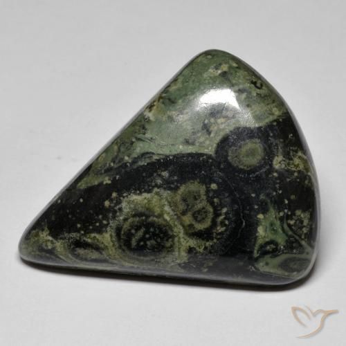 35.75ct Natural Multicolor Jaspe, En forma de pera, Opaco