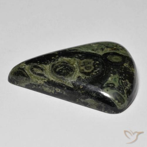 Jaspe Multicolor natural de 35.75 ct, En forma de pera, Opaco