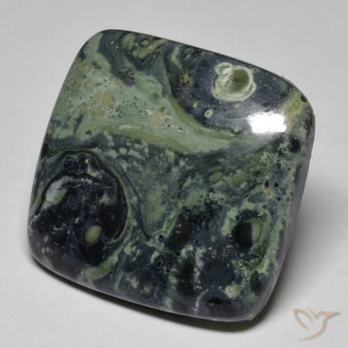 34.50ct Natural Multicolor Jaspe, Forma Cojín, Opaco, Photo A