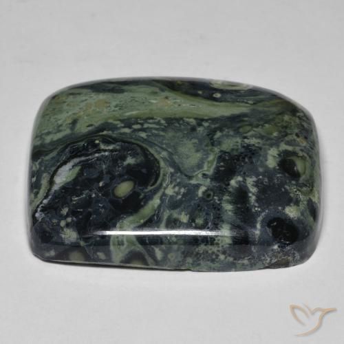 Jaspe Multicolor natural de 34.50 ct, Forma Cojín, Opaco