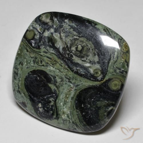 39.04ct Natural Multicolor Jaspe, Forma Cojín, Opaco