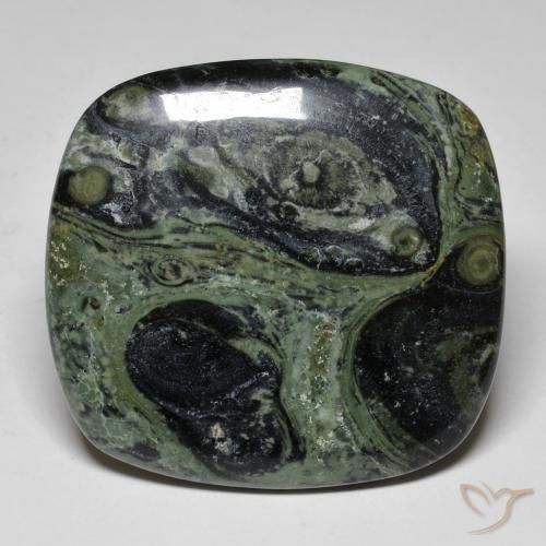 Jaspe Multicolor natural de 39.04 ct, Forma Cojín, Opaco