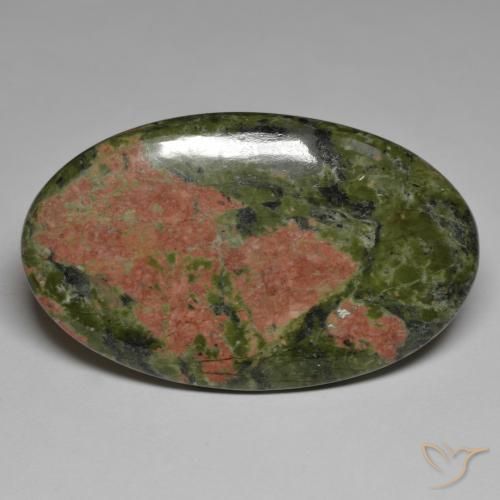 Jaspe Multicolor natural de 64.77 ct, Ovalada, Opaco