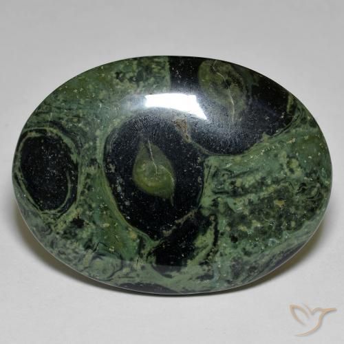 Jaspe Multicolor natural de 41.84 ct, Ovalada, Opaco