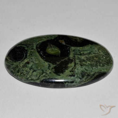 Jaspe Multicolor natural de 41.84 ct, Ovalada, Opaco