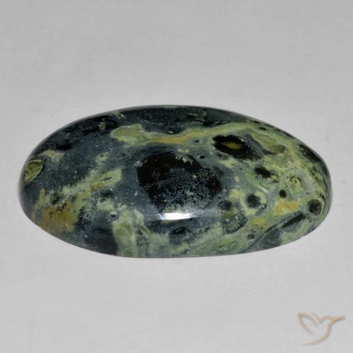 Jaspe Multicolor natural de 24.78 ct, Ovalada, Opaco