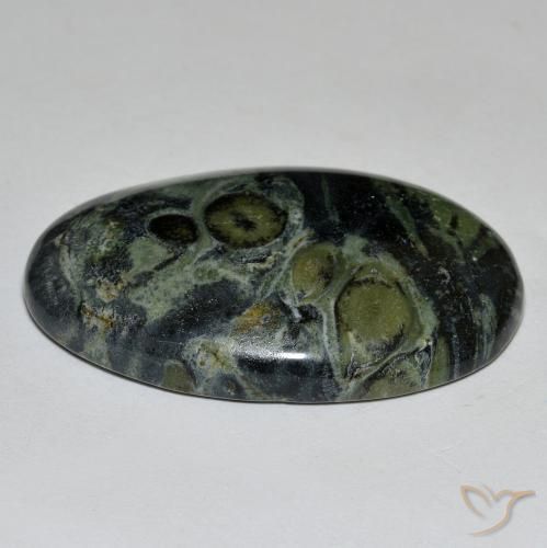 Jaspe Multicolor natural de 29.96 ct, Ovalada, Opaco