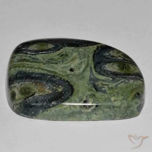 Jaspe Multicolor natural de 49.58 ct, Elegante, Opaco