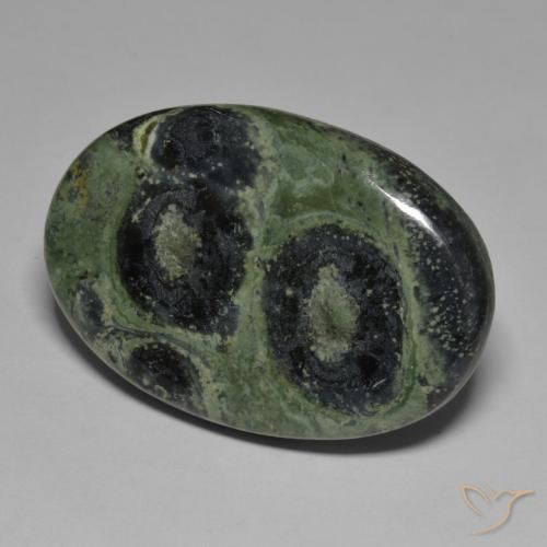 Jaspe Multicolor natural de 59.63 ct, Ovalada, Opaco