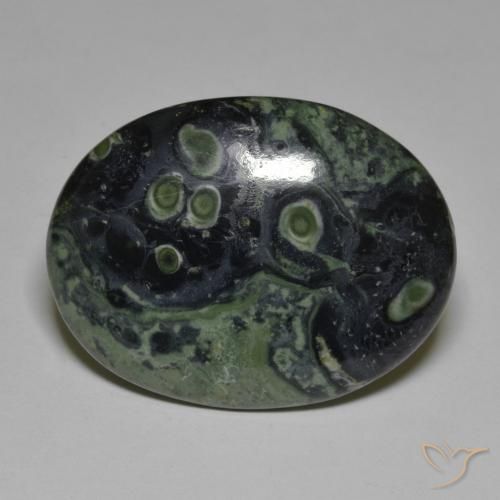 Jaspe Multicolor natural de 36.38 ct, Ovalada, Opaco