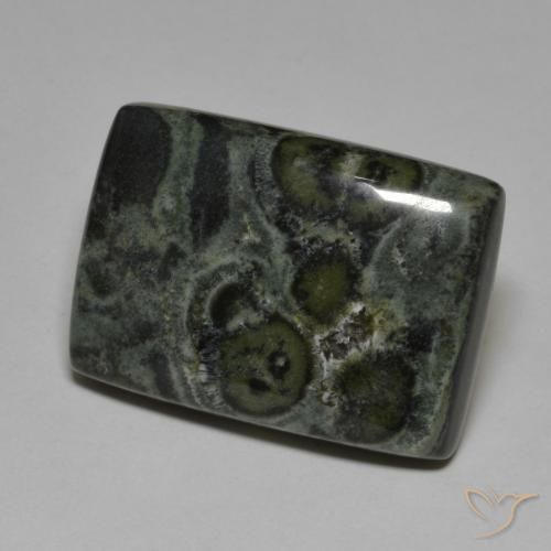 31.93ct Natural Multicolor Jaspe, Corte Baguette, Opaco