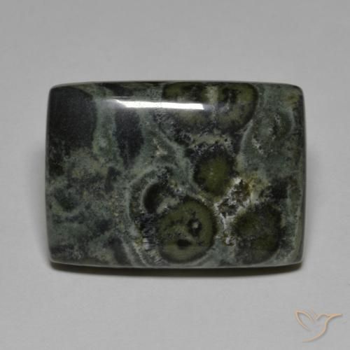 Jaspe Multicolor natural de 31.93 ct, Corte Baguette, Opaco