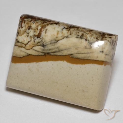 24.30ct Natural Multicolor Jaspe, Corte Baguette, Opaco