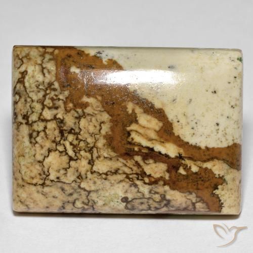 Jaspe Multicolor natural de 38.31 ct, Corte Baguette, Opaco