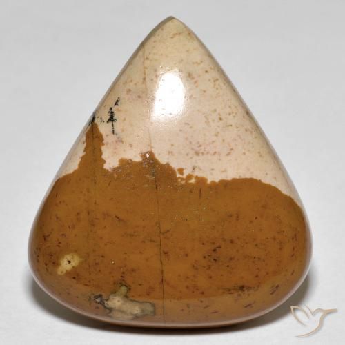 28.97ct Natural Multicolor Jaspe, En forma de pera, Opaco