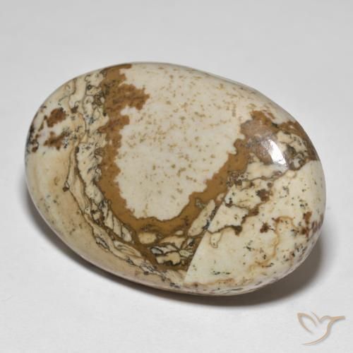 Jaspe Multicolor natural de 42.85 ct, Ovalada, Opaco