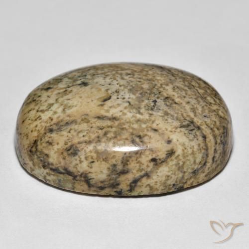 Jaspe Multicolor natural de 42.34 ct, Ovalada, Opaco