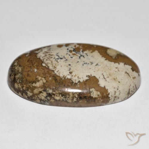 Jaspe Multicolor natural de 34.78 ct, Ovalada, Opaco