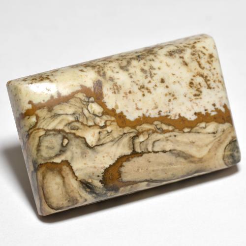 Jaspe Multicolor natural de 29.08 ct, Corte Baguette, Opaco