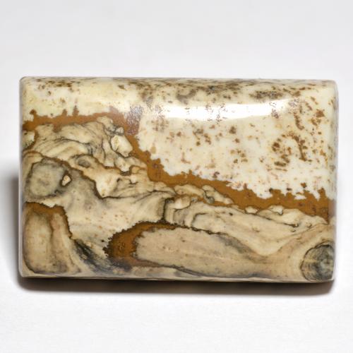 Jaspe Multicolor natural de 29.08 ct, Corte Baguette, Opaco