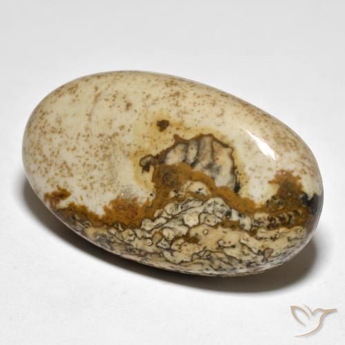 Jaspe Multicolor natural de 29.80 ct, Ovalada, Opaco