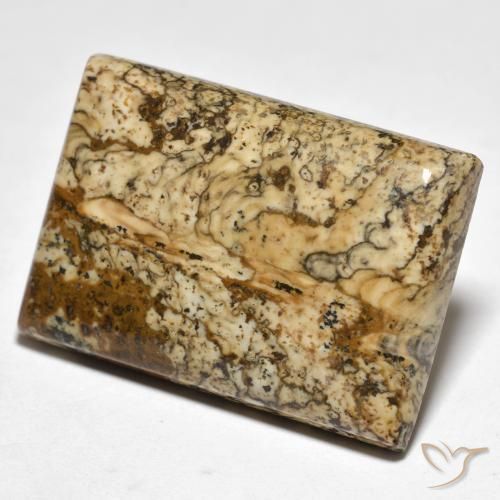 18.59ct Natural Multicolor Jaspe, Corte Baguette, Opaco