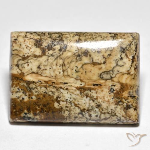 Jaspe Multicolor natural de 18.59 ct, Corte Baguette, Opaco