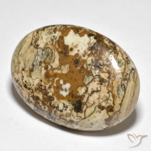 19.98ct Natural Multicolor Jaspe, Ovalada, Opaco