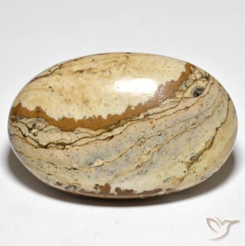 49.20ct Natural Multicolor Jaspe, Ovalada, Opaco
