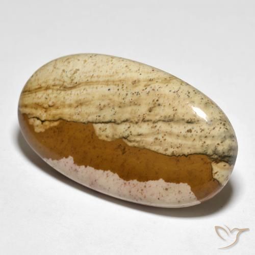 Jaspe Multicolor natural de 26.83 ct, Ovalada, Opaco