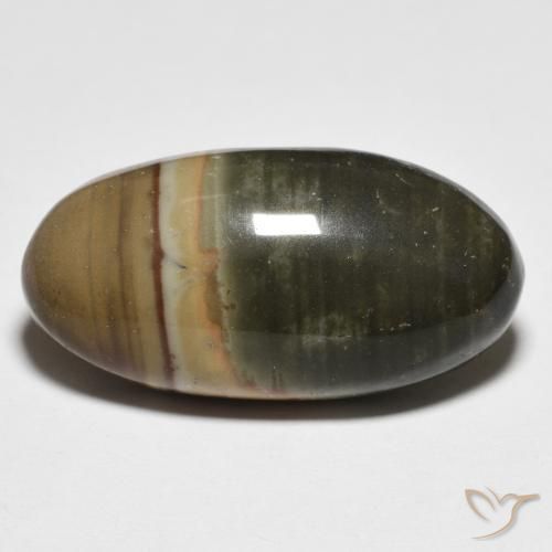 13.77ct Natural Multicolor Jaspe, Ovalada, Opaco