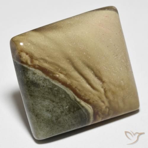 Jaspe Multicolor natural de 27.20 ct, Cuadrado, Opaco