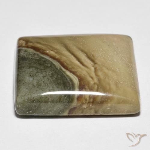 Jaspe Multicolor natural de 27.20 ct, Cuadrado, Opaco