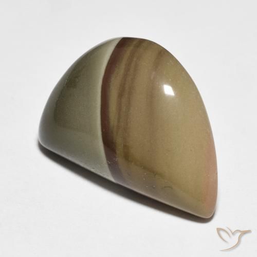 Jaspe Multicolor natural de 11.50 ct, Elegante, Opaco