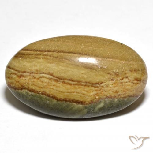 23.80ct Natural Multicolor Jaspe, Ovalada, Opaco