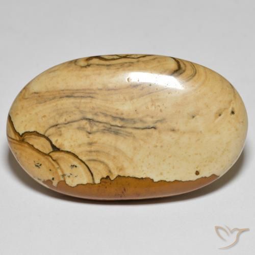 Jaspe Multicolor natural de 55.34 ct, Ovalada, Opaco