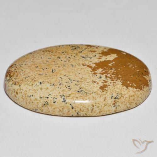 Jaspe Multicolor natural de 52.82 ct, Ovalada, Opaco
