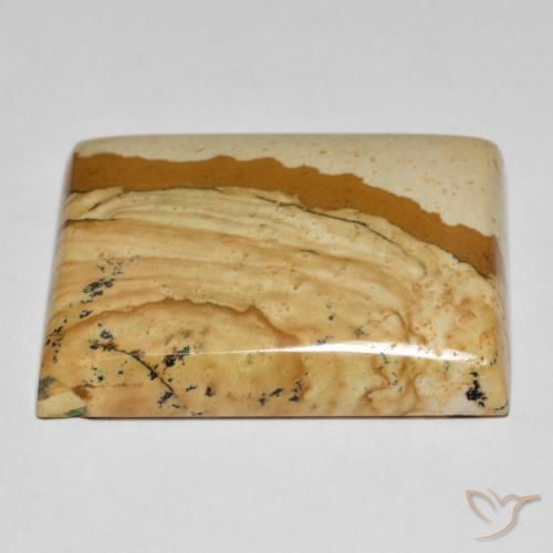 Jaspe Multicolor natural de 42.90 ct, Corte Baguette, Opaco