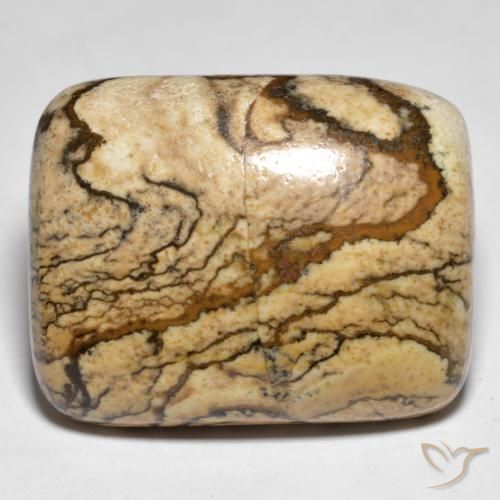32.92ct Natural Multicolor Jaspe, Forma Cojín, Opaco