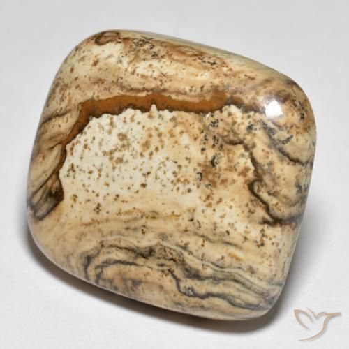 Jaspe Multicolor natural de 31.61 ct, Forma Cojín, Opaco