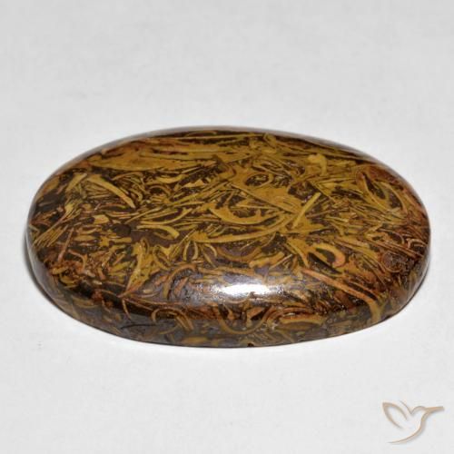 Jaspe Multicolor natural de 62.43 ct, Ovalada, Opaco