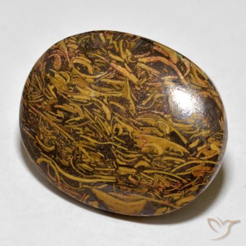 Jaspe Multicolor natural de 57.24 ct, Ovalada, Opaco