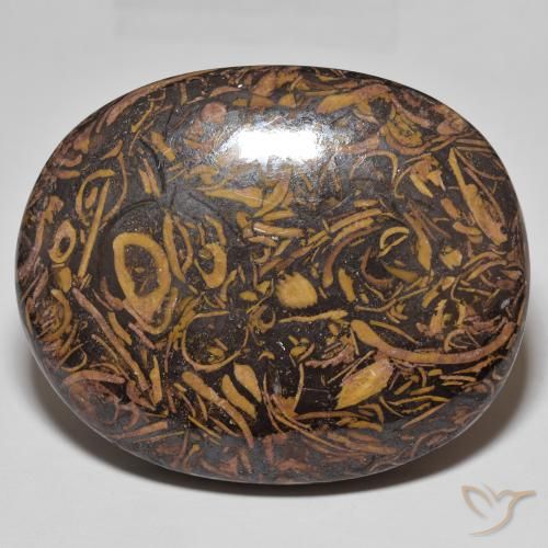 Jaspe Multicolor natural de 86.58 ct, Ovalada, Opaco
