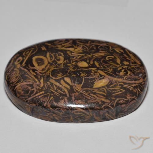 Jaspe Multicolor natural de 86.58 ct, Ovalada, Opaco