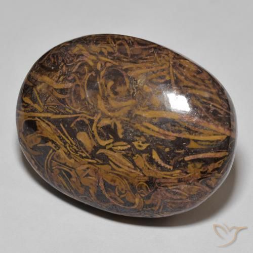 56.86ct Natural Multicolor Jaspe, Ovalada, Opaco