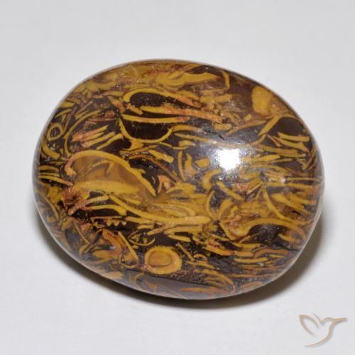 Jaspe Multicolor natural de 35.02 ct, Ovalada, Opaco