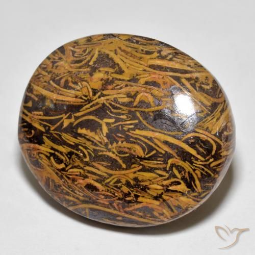 Jaspe Multicolor natural de 46.21 ct, Ovalada, Opaco