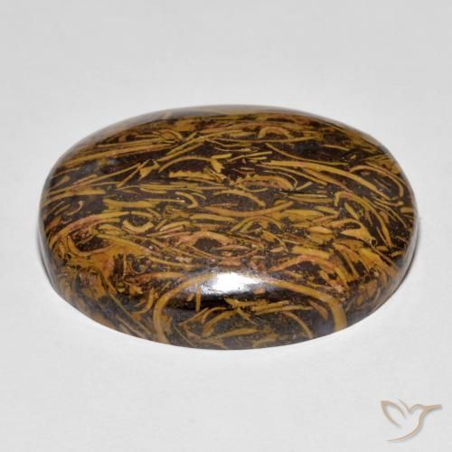 Jaspe Multicolor natural de 46.21 ct, Ovalada, Opaco
