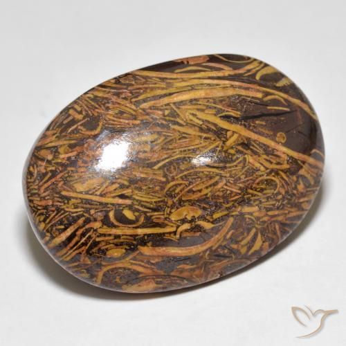 Jaspe Multicolor natural de 50.12 ct, Ovalada, Opaco